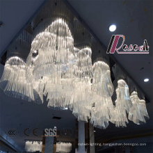 White Hotel Decorative Large Project Crystal Chandelier for Convention Hall